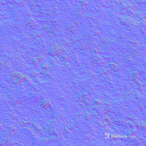 Rock Stone PU Stone Normal Bump texture