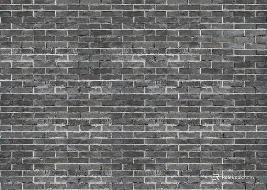 Brick wall turquoise check brick texture