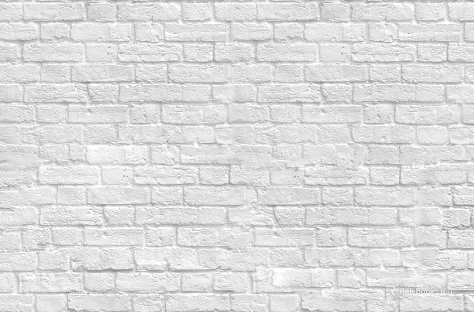 Brick wall white matte stone texture