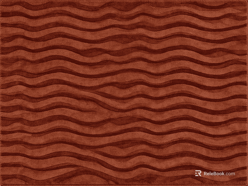 Wine red wave line carpet texture