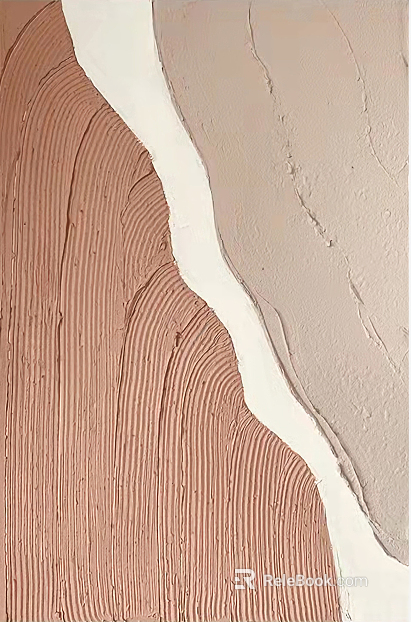 three-dimensional physical painting texture