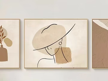 Quiet Wind Beige Decorative Painting texture (ID:ffaeh378079)