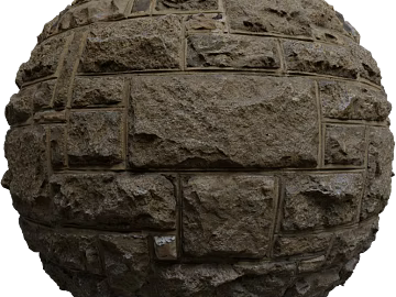 Brick wall PBR texture (ID:ffach947464)