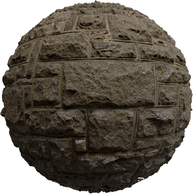 Brick wall PBR texture