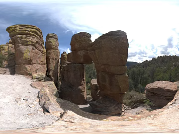 Outdoor Mountains Stone Blue Sky White Clouds HDR texture (ID:ffabg30841)