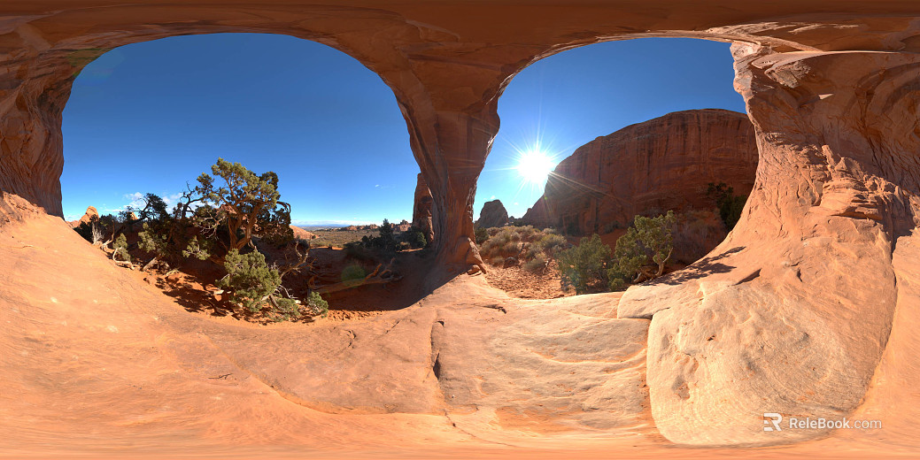 outdoor brown red mountain landscape daytime hdr texture