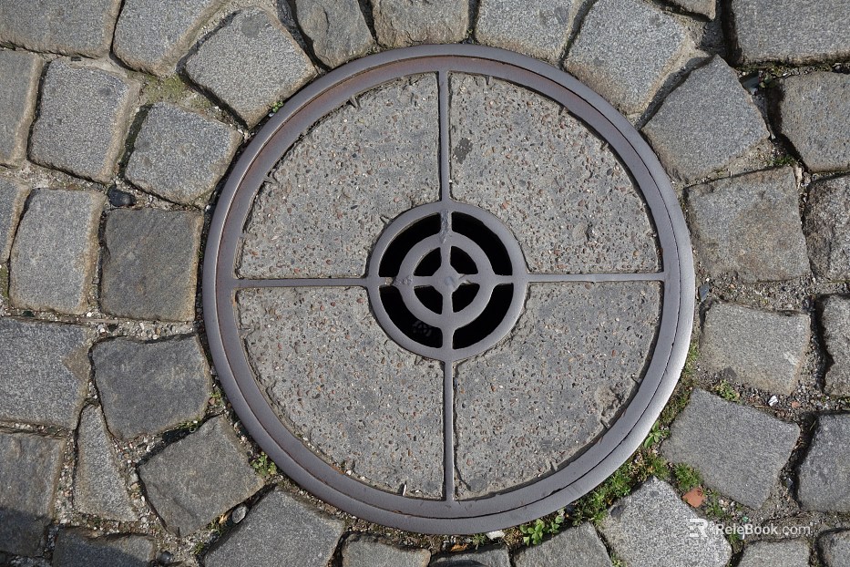 manhole cover texture