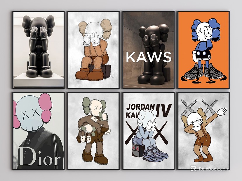 cartoon painting texture