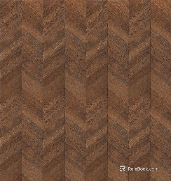 Dark brown herringbone hardwood flooring texture
