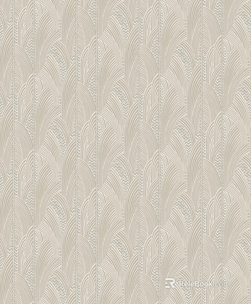 Beige geometric line wallpaper bedroom wall texture