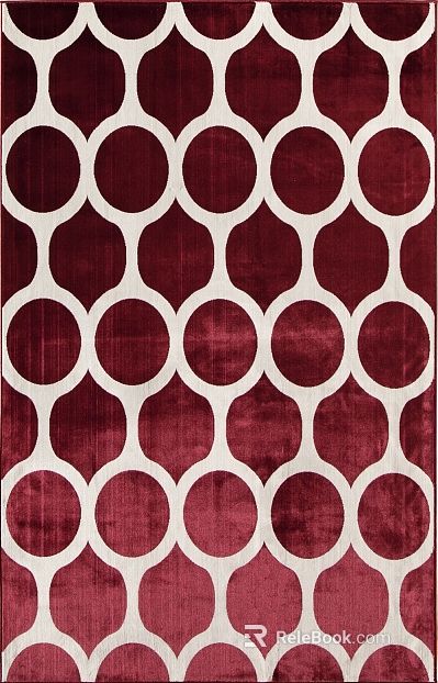 Wine red geometric pattern living room carpet texture
