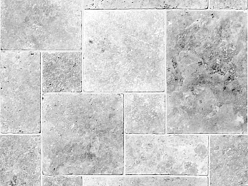 Light gray Lyme stone ground mosaic tile texture (ID:ffaeh110956)
