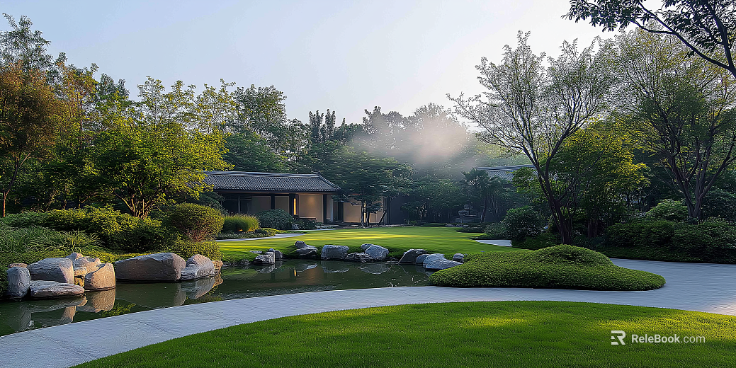 Garden landscape yard exterior texture