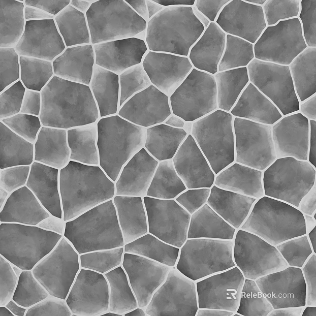 Grey ice crack stone ground paving texture