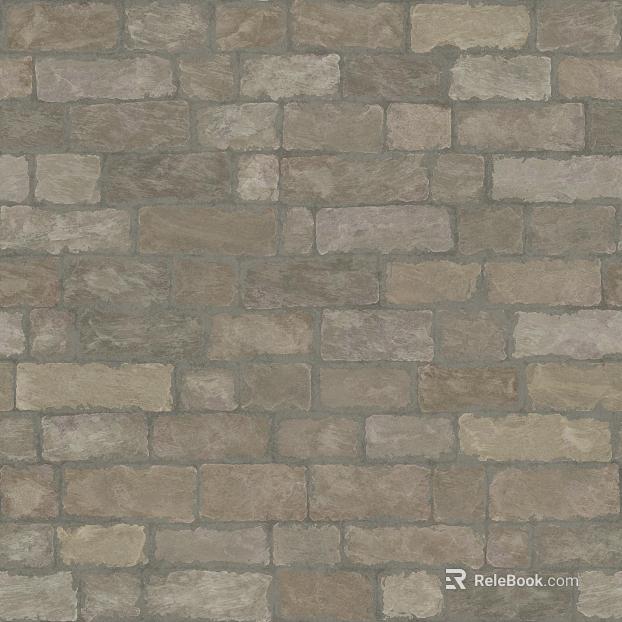 Gray-brown cultural stone exterior wall tiles texture