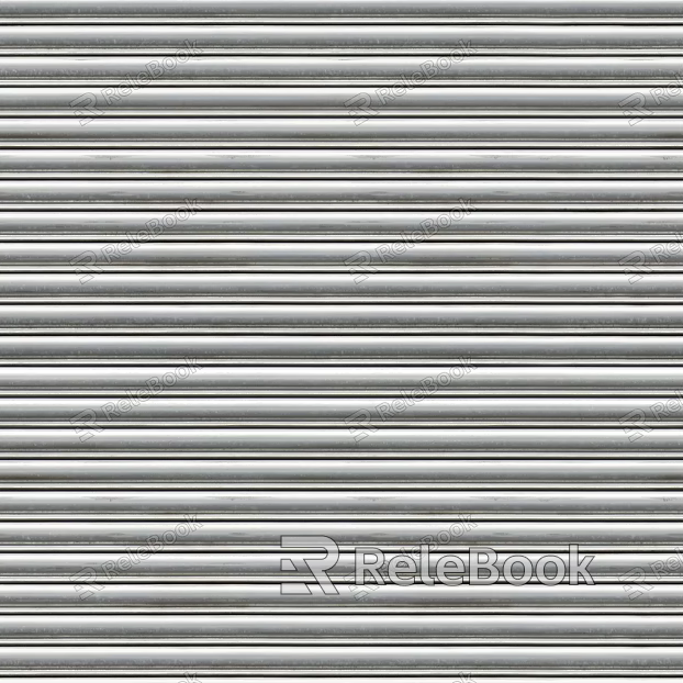 Rolling shutter door texture