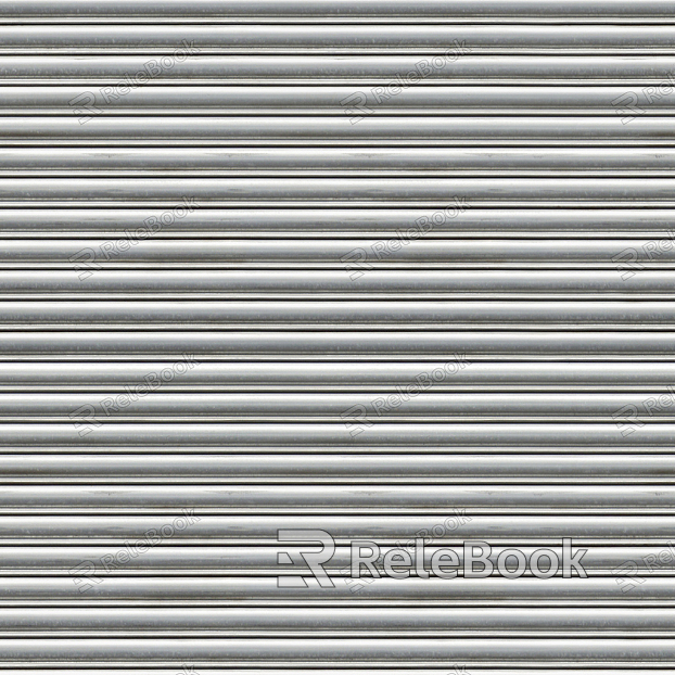 Rolling shutter door texture