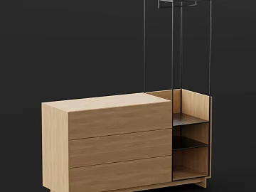 Light Log Color Modern Style Storage Wardrobe texture (ID:ffaeh612886)
