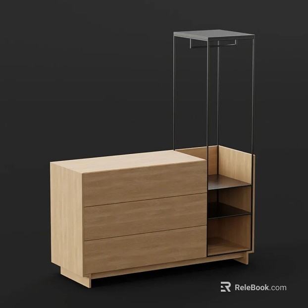 Light Log Color Modern Style Storage Wardrobe texture
