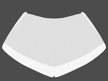 White Knitted Upholstered Furniture Cushion texture (ID:ffaeh420489)
