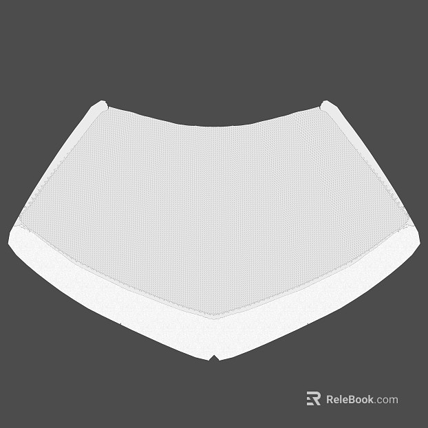 White Knitted Upholstered Furniture Cushion texture