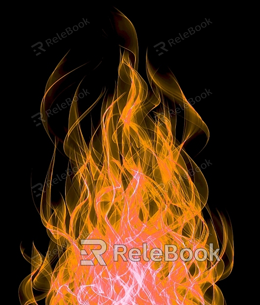 Flame texture texture