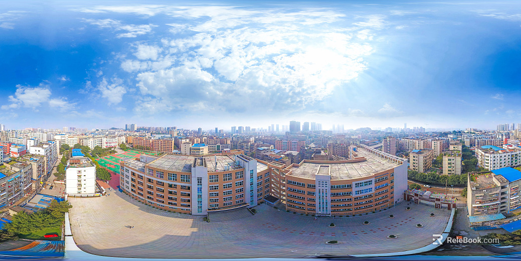 HDR City Campus Campus Panorama texture