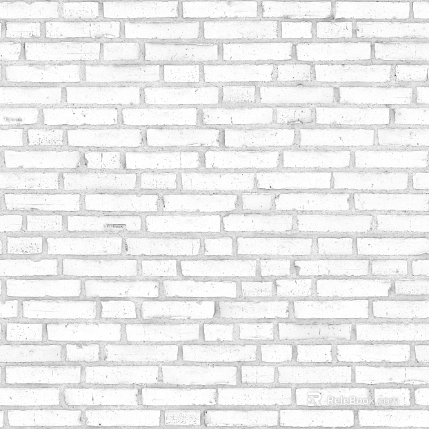 White old brick wall texture