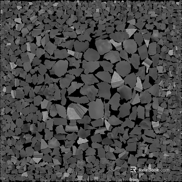 Dark gray washed stone courtyard ground texture