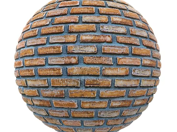 Brick wall PBR texture (ID:ffach571964)