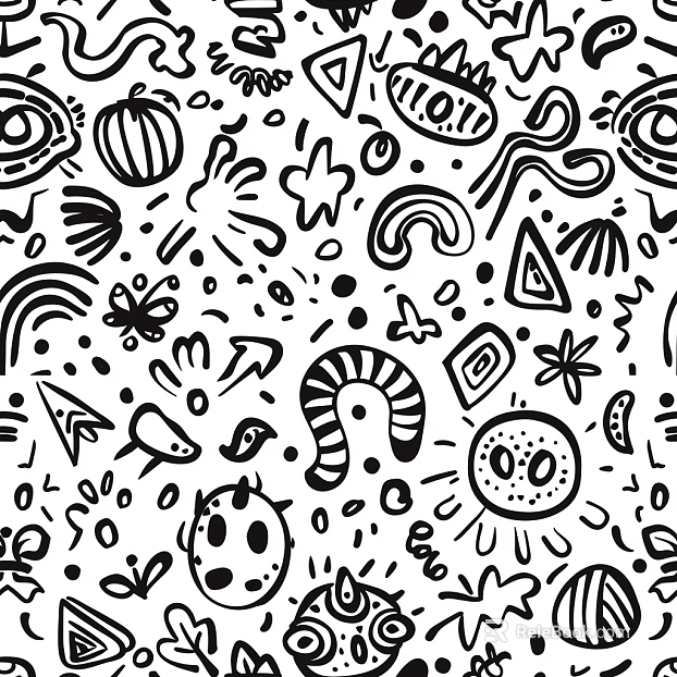 Patterned wall fabric, patterned wallpaper, cartoon wallpaper, cartoon wall fabric, wall fabric, wallpaper, wall covering texture