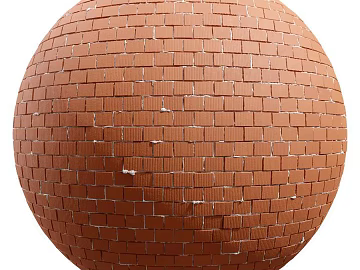 Brick wall PBR 3d model