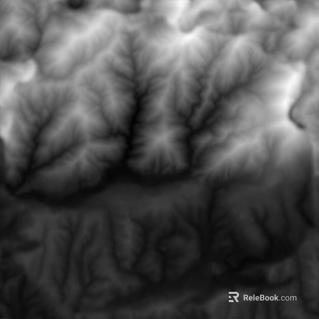 Black and White Bump texture