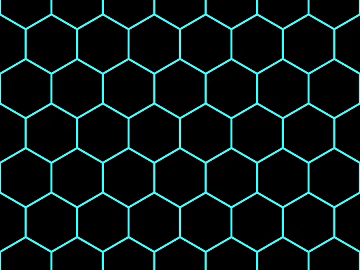 Hexagonal Brick Technology Sense Dark Wall Cloth Seamless texture (ID:ffabg20869)