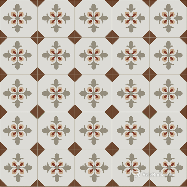 Vintage small tiles texture