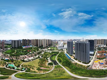 HDR urban ecological greening panorama texture (ID:ffach295103)