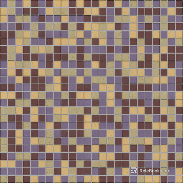 Mosaic Ceramic Map texture