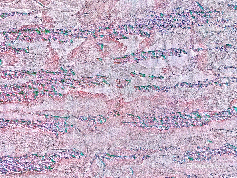 Outdoor wall surface texture