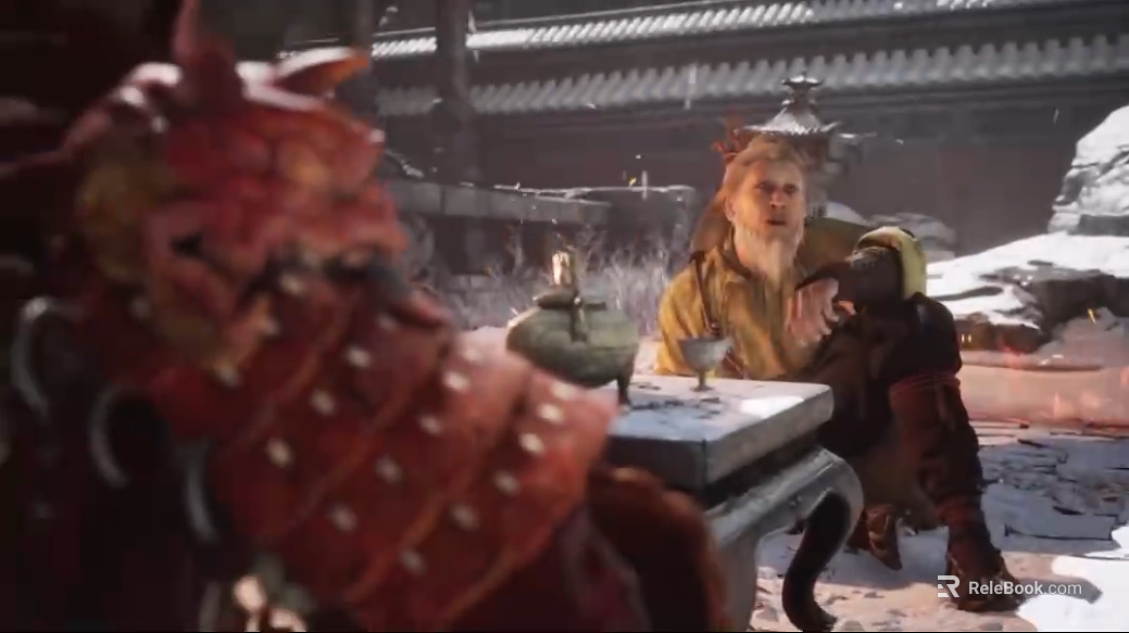 Chinese-style ancient game scene textures texture