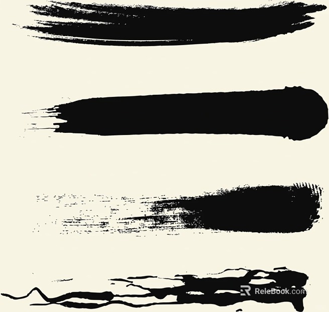 Guofeng Electronic Handbook Ink Dot texture