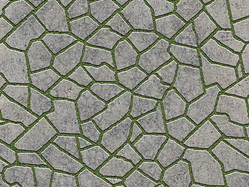 Collage Slab Floor Tile Grass Planting Tile Sidewalk Road Ground Square Paving texture (ID:ffach653363)