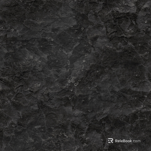 Black Rock Interior Wall Stone texture