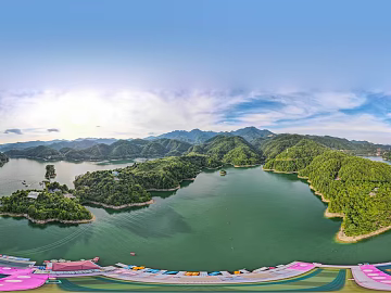 Outdoor Oasis Mountains Lakes Daytime HDR texture (ID:ffach678866)