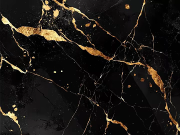 Black Golden Flower Marble texture (ID:ffach530155)