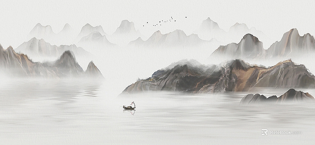 landscape painting texture