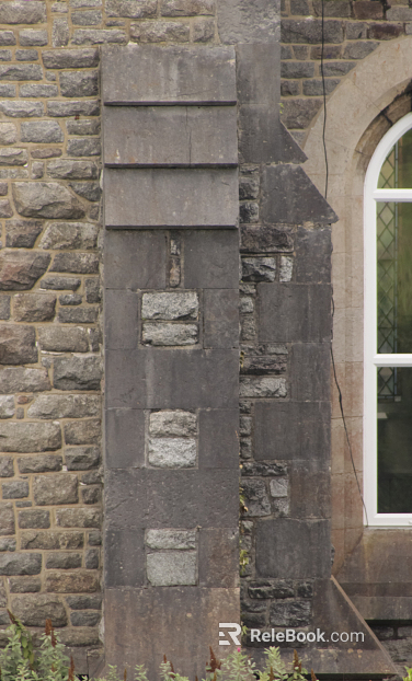 Outdoor component beam column texture