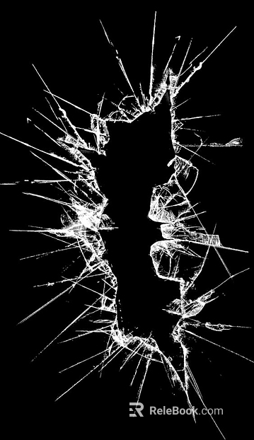 Broken glass texture