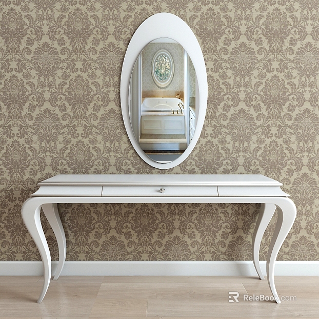 Beige European pattern wallpaper background wall texture