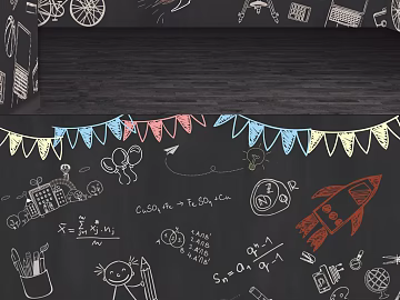 blackboard painting texture (ID:ffaff1734)