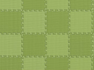 Green foam stitching floor mat children's room texture (ID:ffaeh457076)